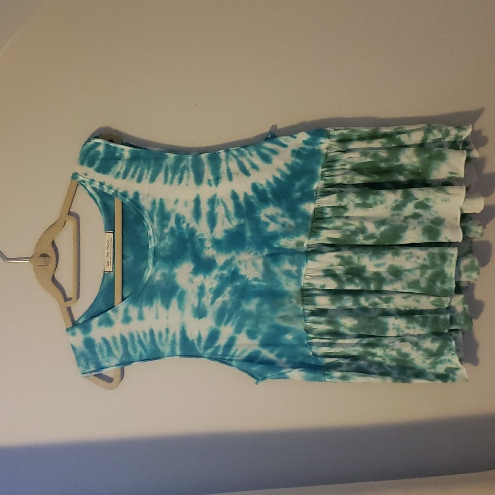 Free people tie dye tank size medium